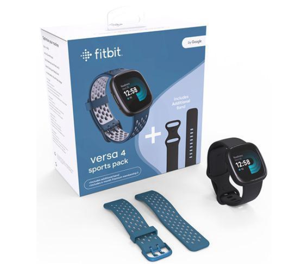 Google Fitbit Versa 4 Bundle czarna - 1083209 - zdjęcie